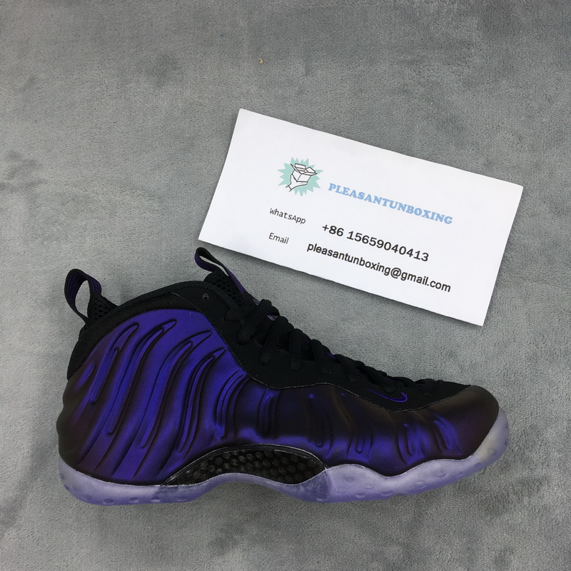 Authentic Nike Foamposite One Eggplant